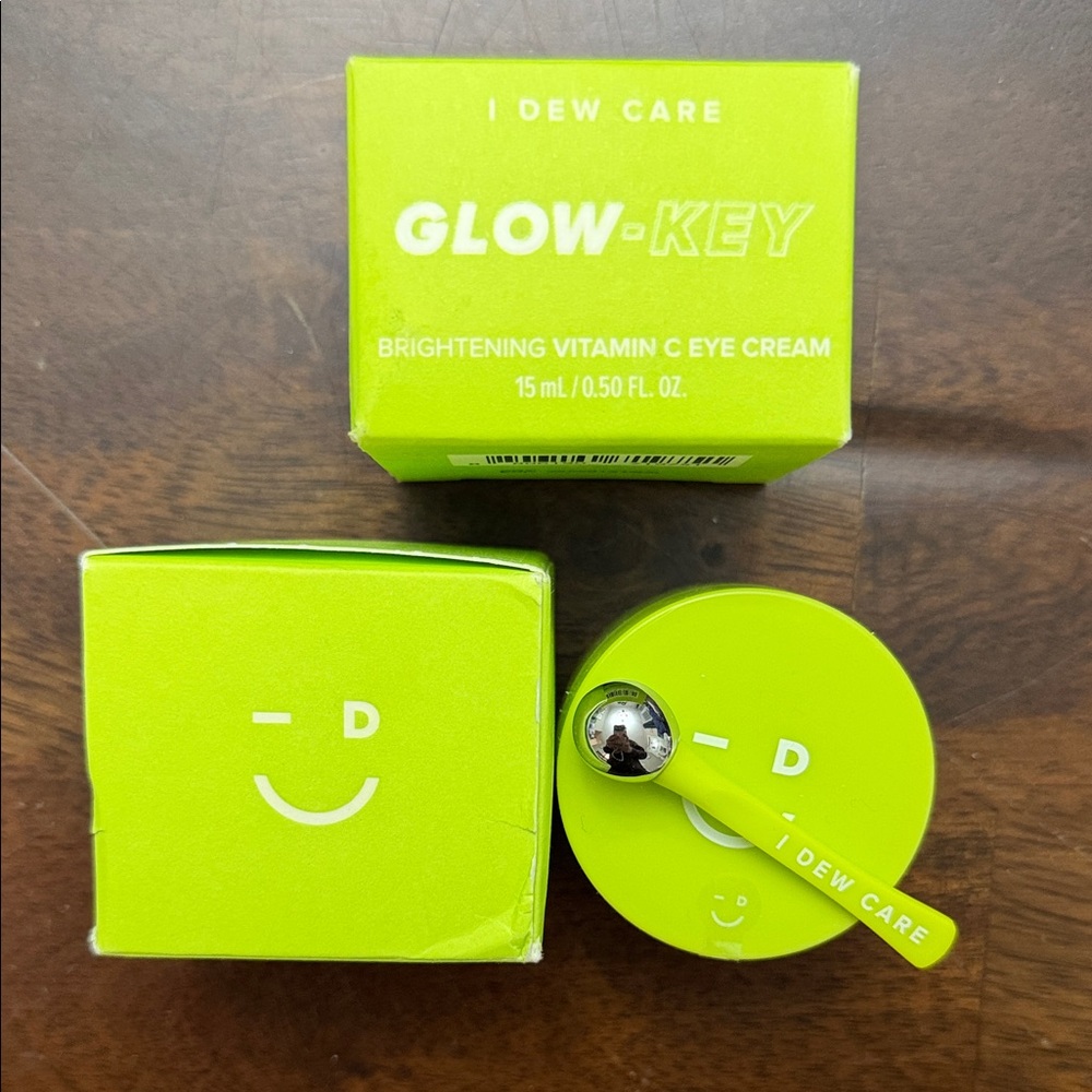 I Dew Care Glow-Key Brightening Vitamin C Eye Cream -‎ Green